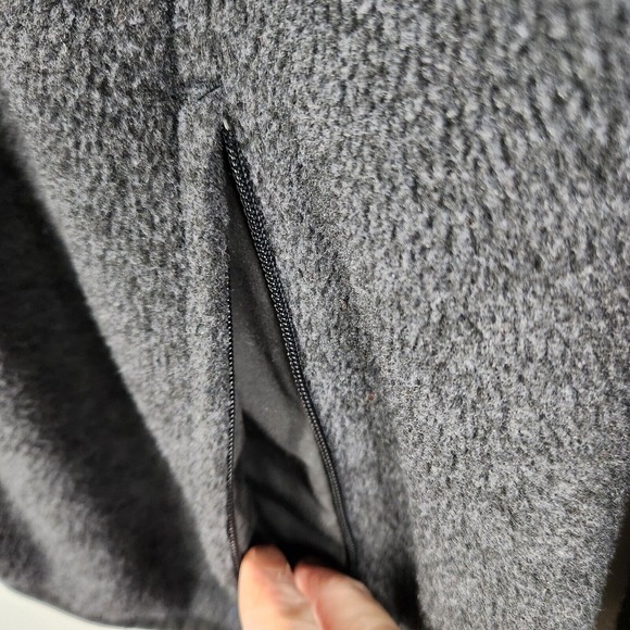 Lauren Ralph Lauren Active Jacket Women's LARGE Black Fleece Full Zip Crest Logo - Picture 5 of 5